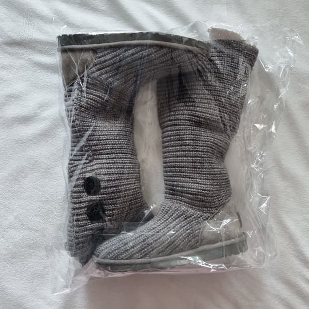 빈티지 어그 카디 니트 부츠