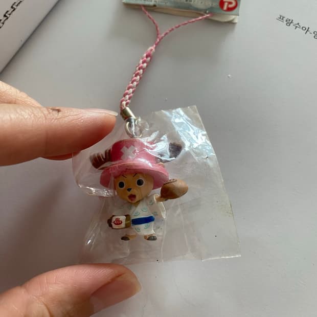 일본 원피스(ONE PIECE) 온천 한정 쵸파 스트랩 키링