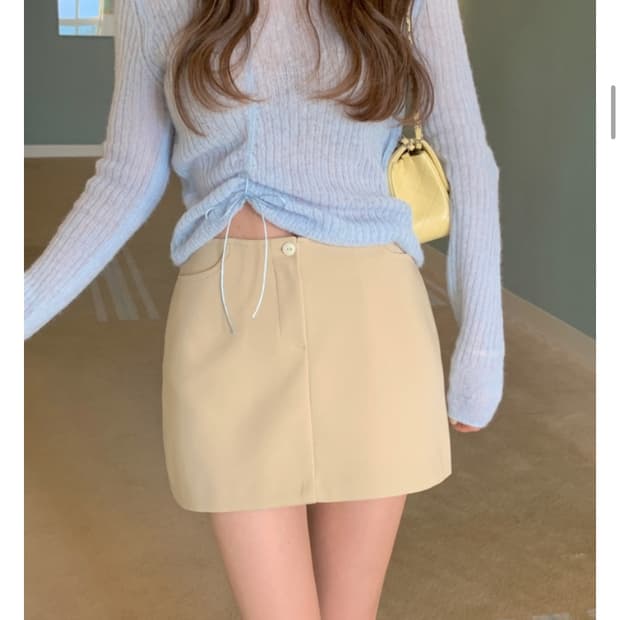 모던로브 스트링 시스루 소라 울니트