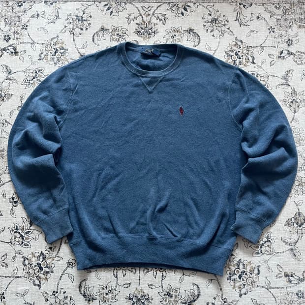 폴로 신형 피마코튼 라운드넥 니트