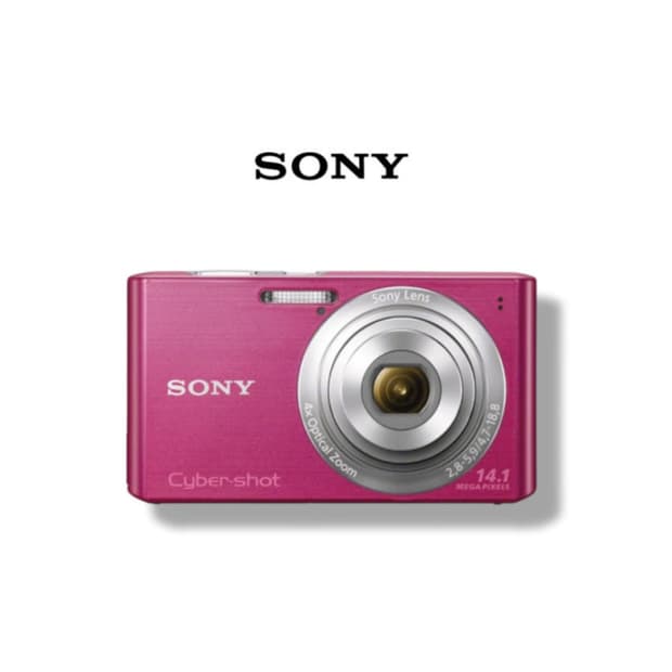 (구함)소니 사이버샷 DSC-W610 핑크 레트로 디지털 카메라
