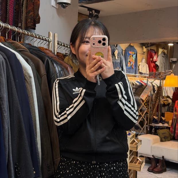 ADIDAS superstar big logo 3-stripes 져지