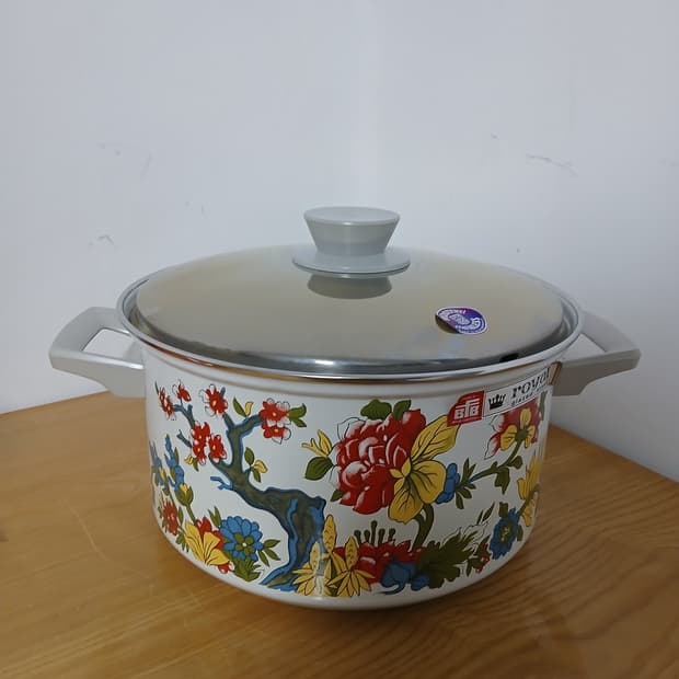 60년대 빈티지 서독 Royal 법랑 냄비