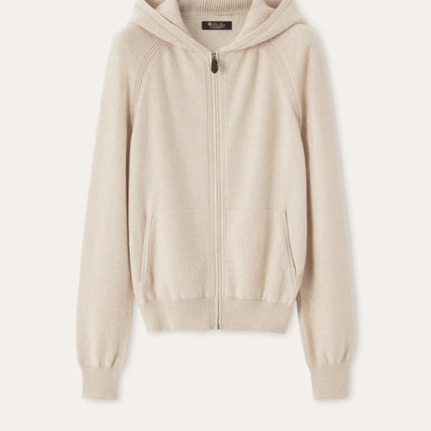 로로피아나 베이비캐시미어 니트집업