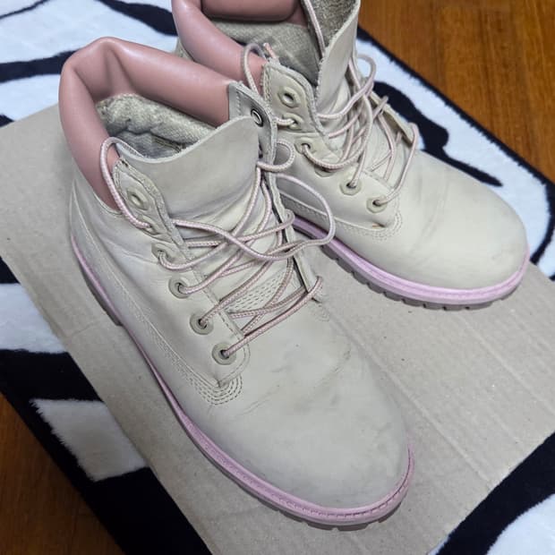 팀버랜드 6인치 부츠 핑크