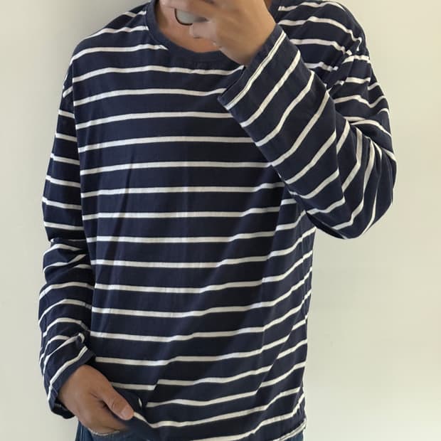 노네임 줄무늬 긴팔티셔츠