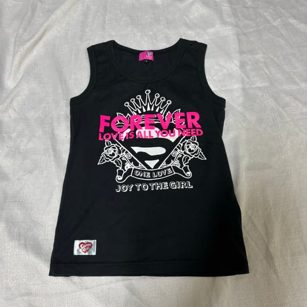 “Unknown” Y2K Pint Print Sleeveless