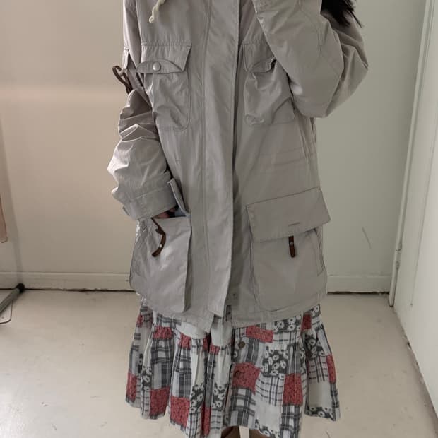 일본빈티지 허시파피 마운틴 윈드브레이크 자켓