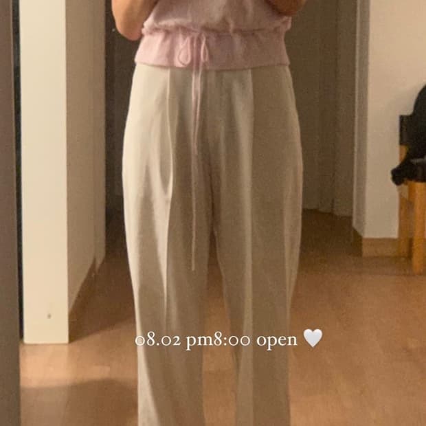 커넥팅더닷 ctd 헬레나 썸머 슬랙스 여름 슬랙스 파크투 m