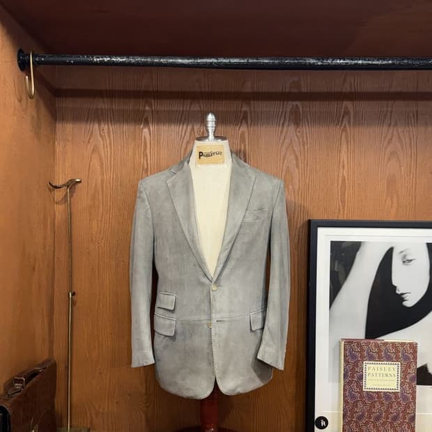 랄프로렌 퍼플라벨 스웨이드 자켓