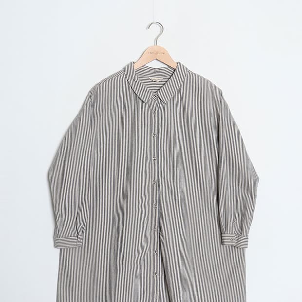Samansa Mos2 Stripe Long Shirt