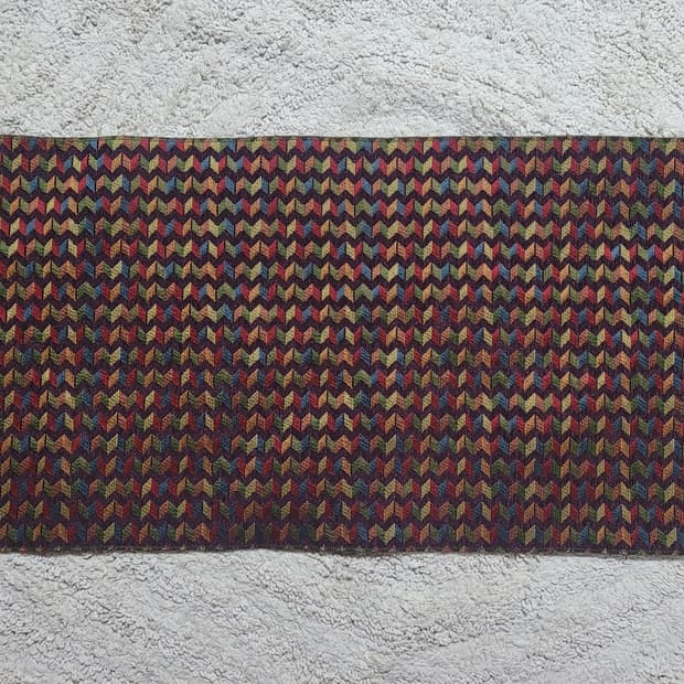 일본 빈티지 테이블 장식 자카드 매트(100*37)