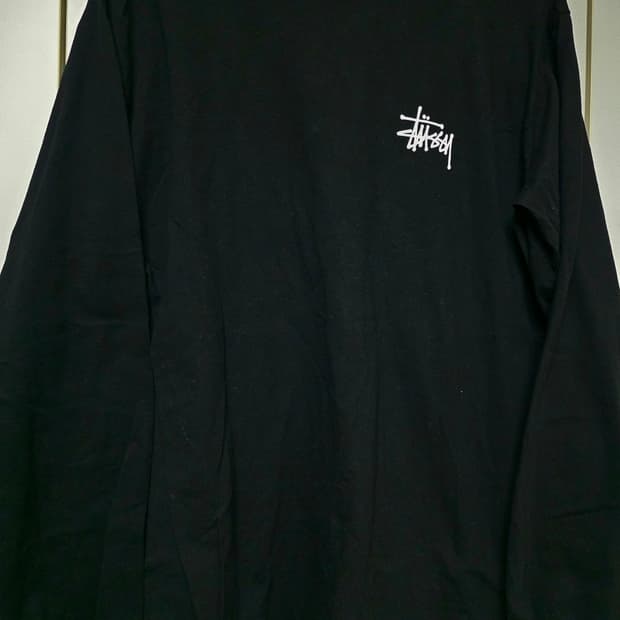 스투시 블랙 긴팔 티셔츠 Stussy 긴팔티