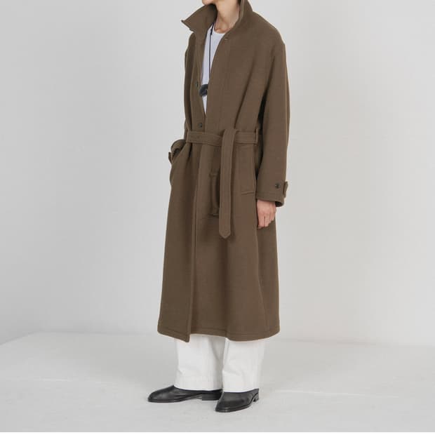 브라운야드 스탠드카라 코트