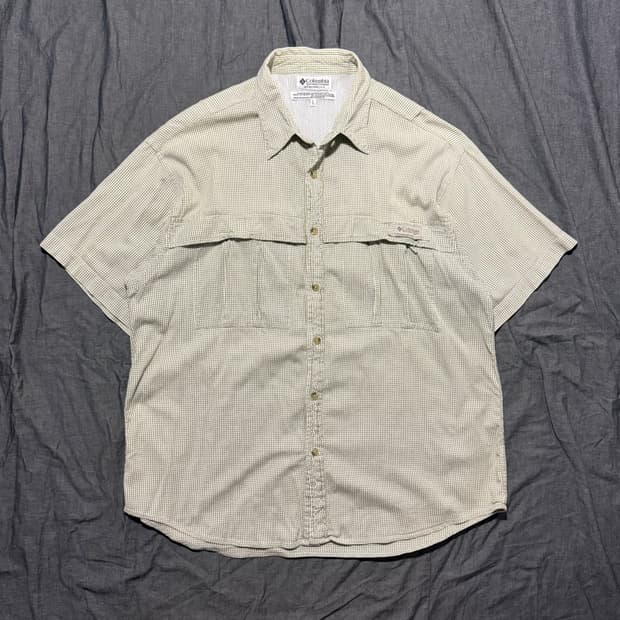 Vintage Gingham Check S/S Fishing Shirts