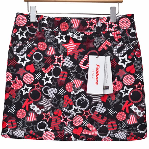 Fujikura Golf 키치 그래픽 스커트/ Y2K패턴/일본 골프웨어