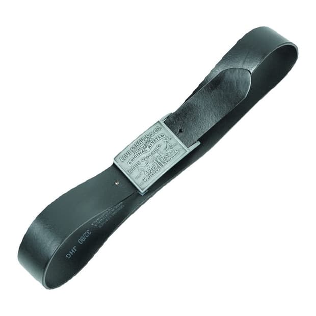 LEVI’S 빈티지 실버버클 가죽 벨트