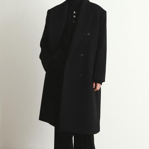 [M] Youth 23fw oversized double b coat