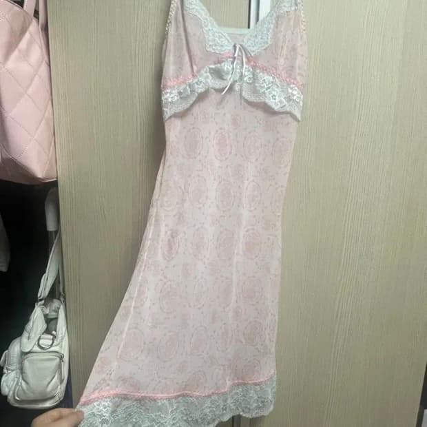 슬립 달천깔 천사깔 대장 히메갸루 솜빈티지 페어리원피스