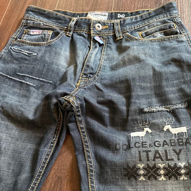 돌체앤가바나 데님팬츠 