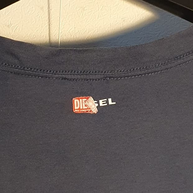 Vintage Diesel logo detail big tshirt