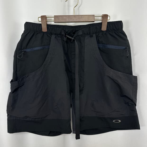   오클리 남자 벨트 밴딩 반바지 검정 XXL (34-35인치)