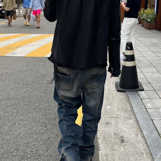 베인 레귤러 진 워시드 블루