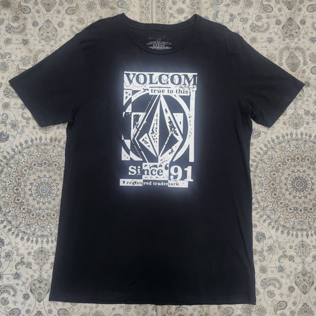VOLCOM 볼컴 로고 반팔티 L