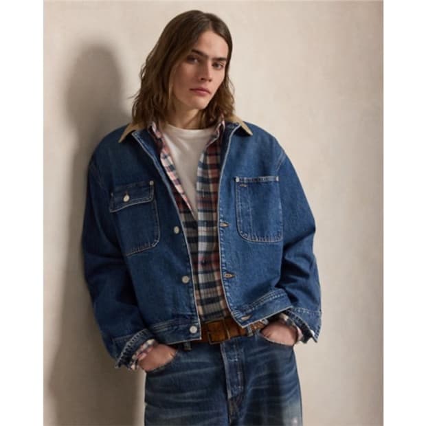 Polo ralphlauren 26 coduroy denim jacket
