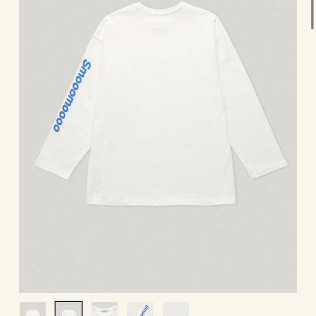 스무드무드 smooo logo tee 로고 티