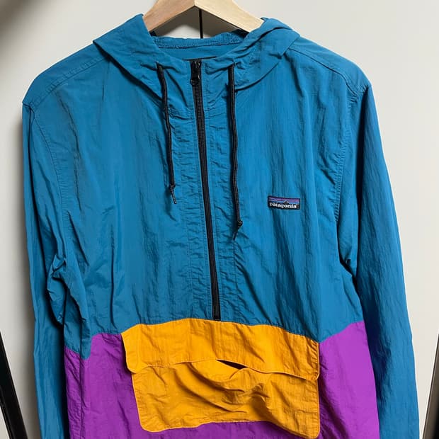 파타고니아 컬러블록 아노락 L