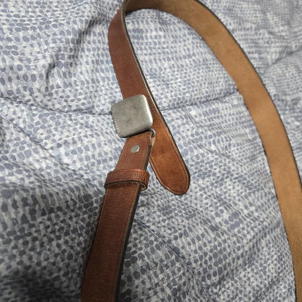 RRL 빈센스 벨트 브라운 36