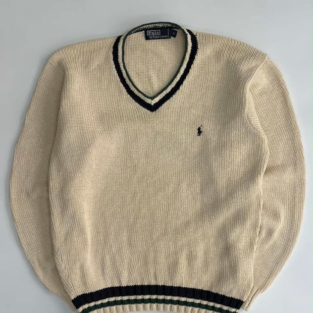 [M] Polo Ralph Lauren V-neck cotton knit