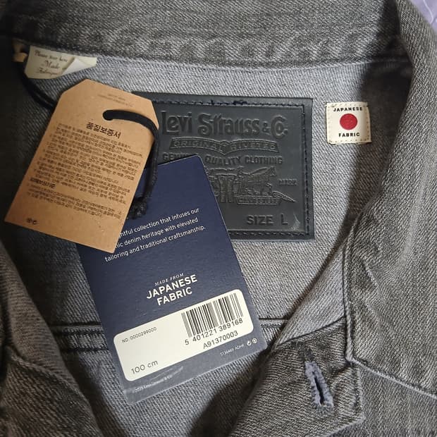 리바이스 블루탭 타입 1 자켓 