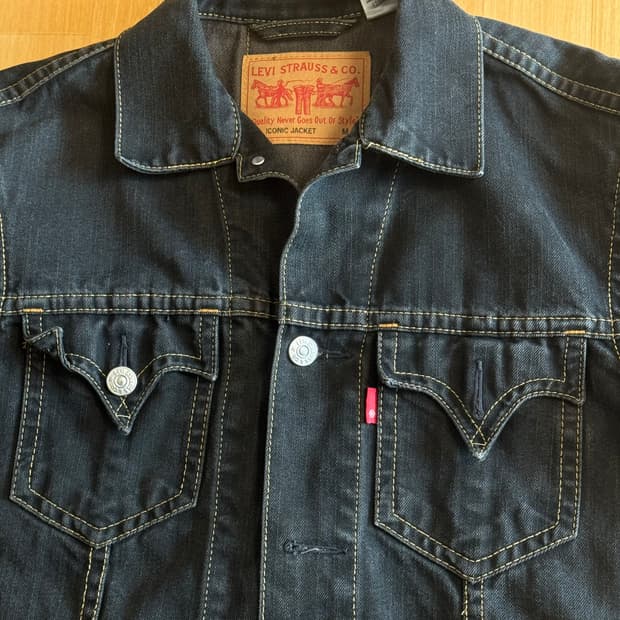 [블랙] 리바이스 TYPE1 아이코닉 자켓 판매해요