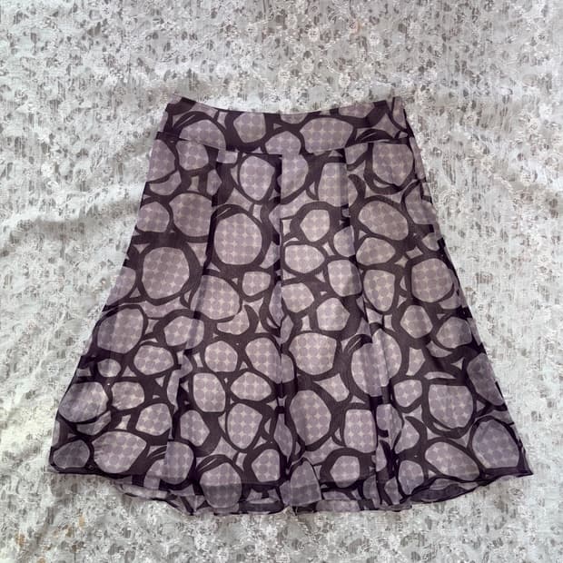 Purple dot skirt