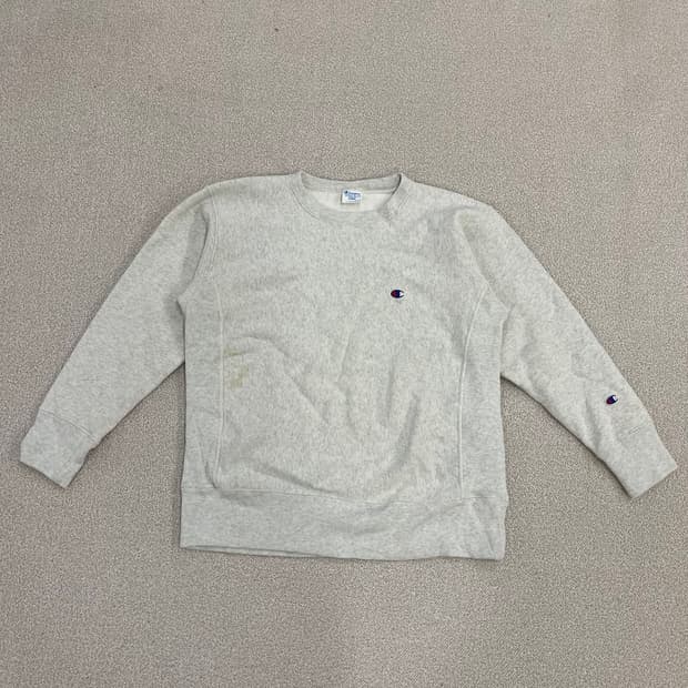 [L] 챔피온 리버스위브 자수로고 스웻셔츠 맨투맨 0102M1