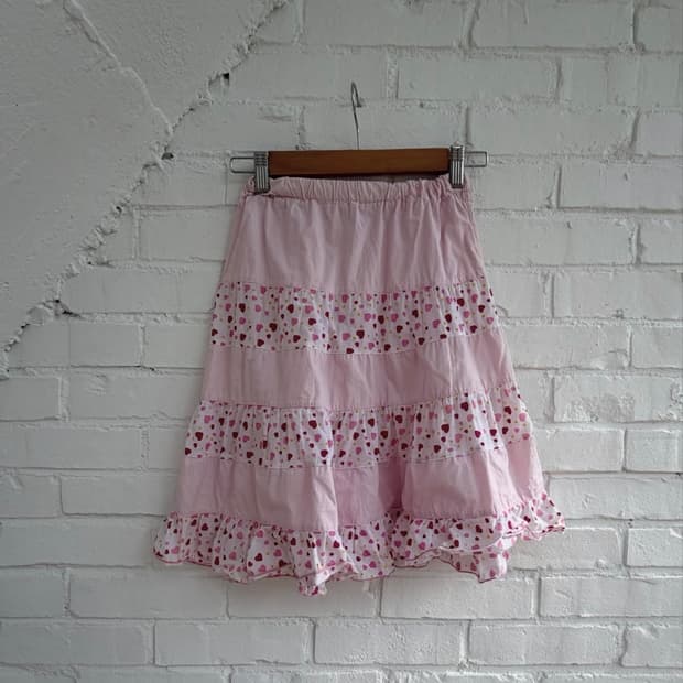 #8 Heart pattern Spangle Skirt