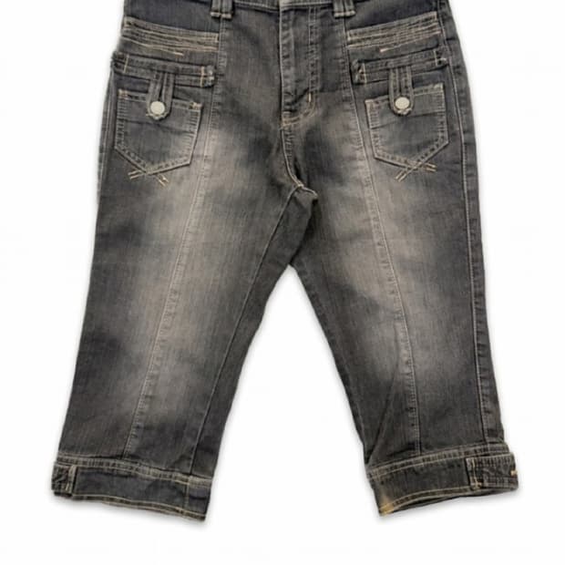 빈티지 y2k 카프리 팬츠