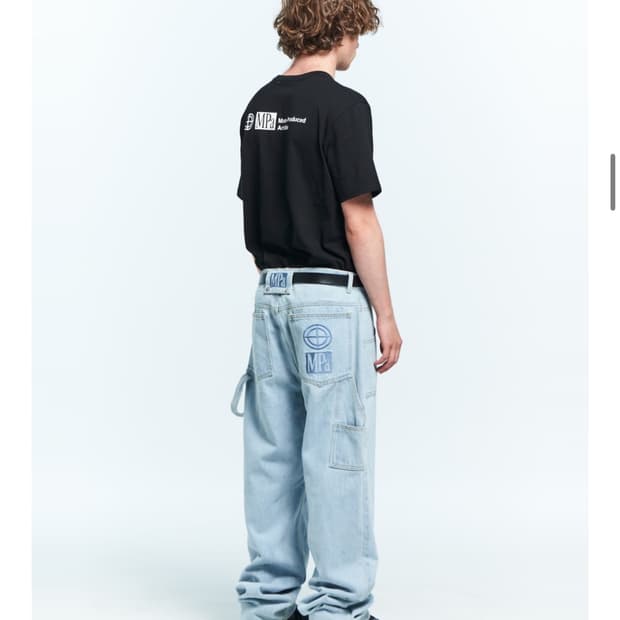 플라스틱프로덕트 MPa Painter denim pants