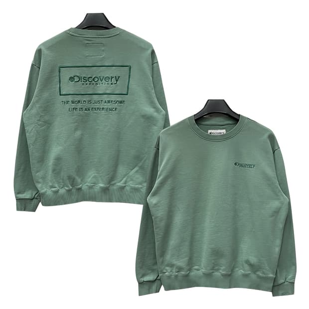 디스커버리 익스페디션 박스로고 맨투맨 100