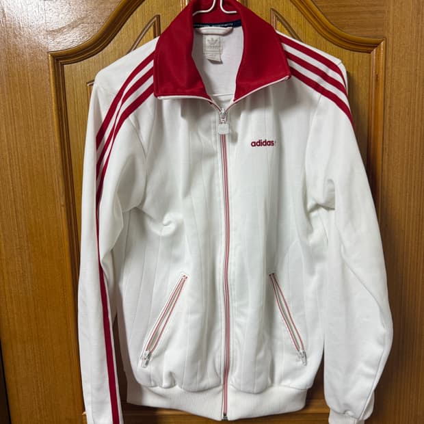 [S] 아디다스 흰빨 베켄바우어 트랙탑 져지