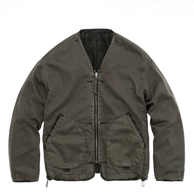 폴리테루 1011 카모 라이너 자켓 유즈드 올리브