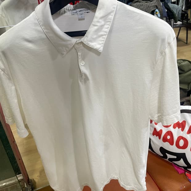 James perse made USA 반팔 카라 티셔츠