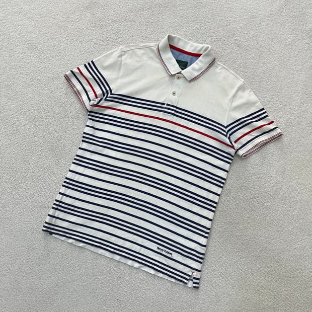 95 헨리코튼 반팔 카라 티셔츠 0409M