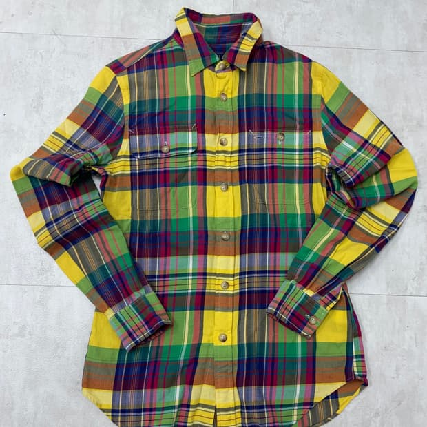 •폴로 랄프로렌 멀티컬러 체크 셔츠