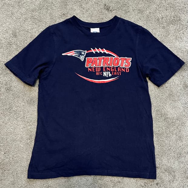NFL 뉴잉글랜드 패트리어츠 네이비 아치 반팔티M