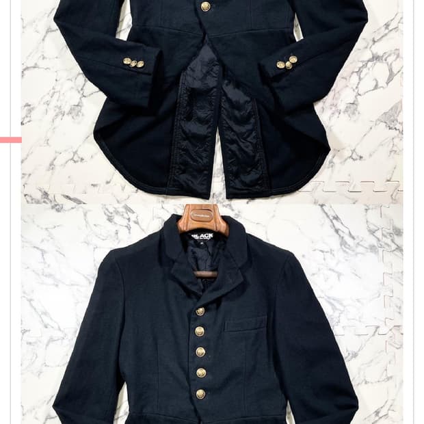 꼼데가르송 블랙 코트 판매합니다