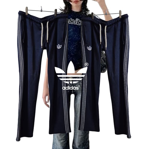 ADIDAS y2k Deep Blue track pants