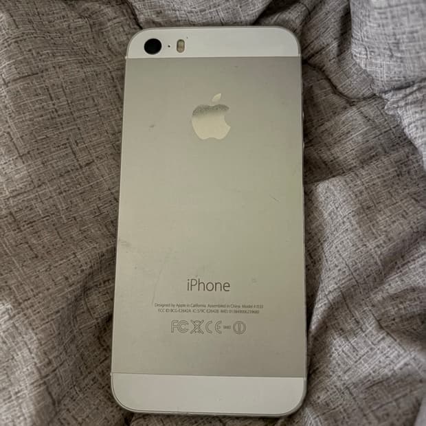 아이폰5s 실버 사진용